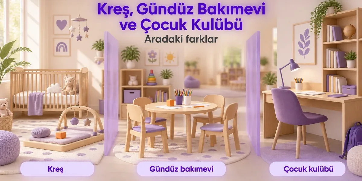 Kreş, Gündüz Bakımevi ve Çocuk Kulübü Arasındaki Farklar Nelerdir?